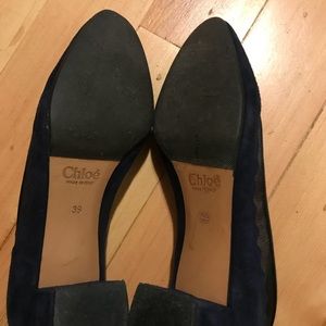 Chloe navy dress shoes